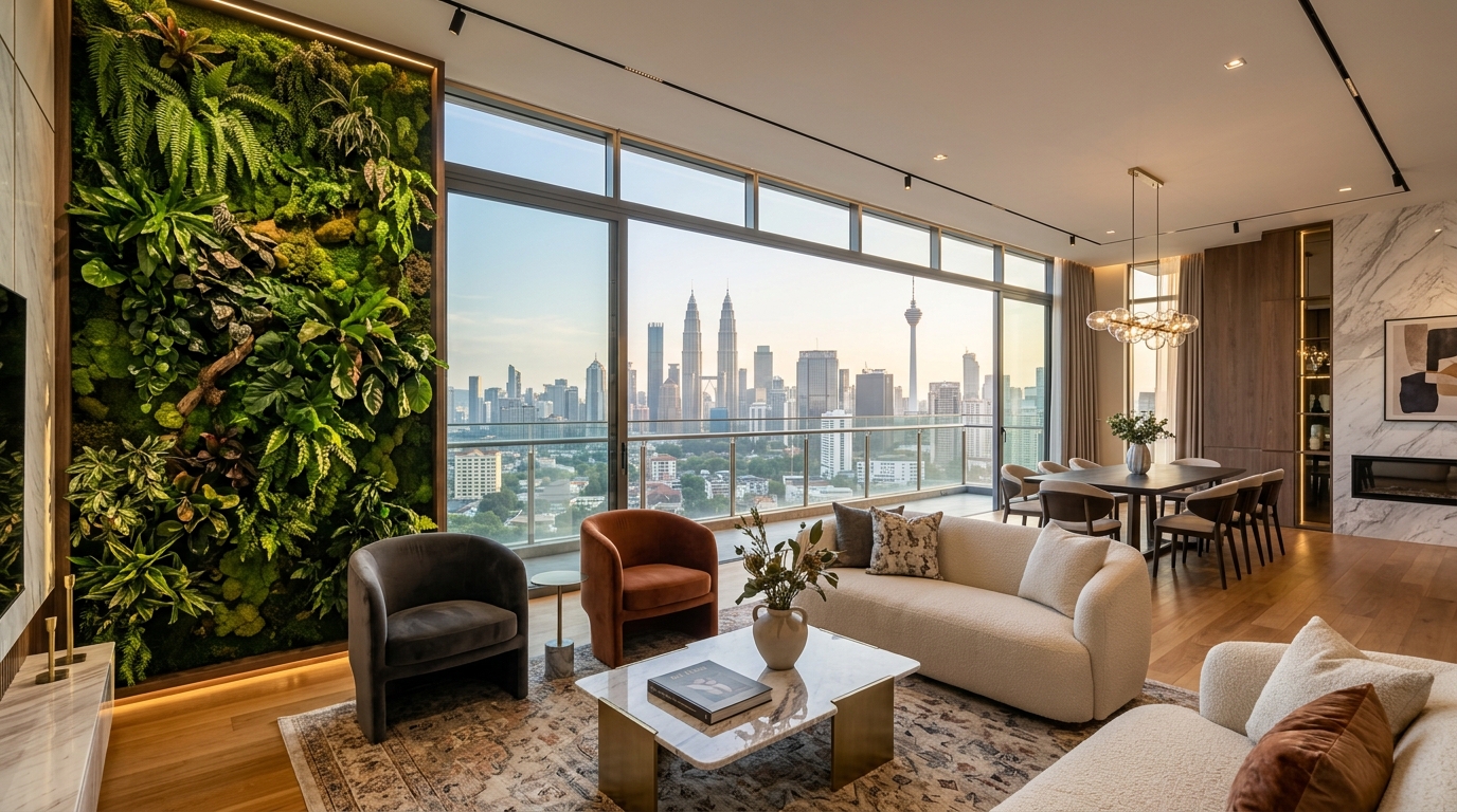Horizon Green Luxury Penthouse Living Wall Installation
